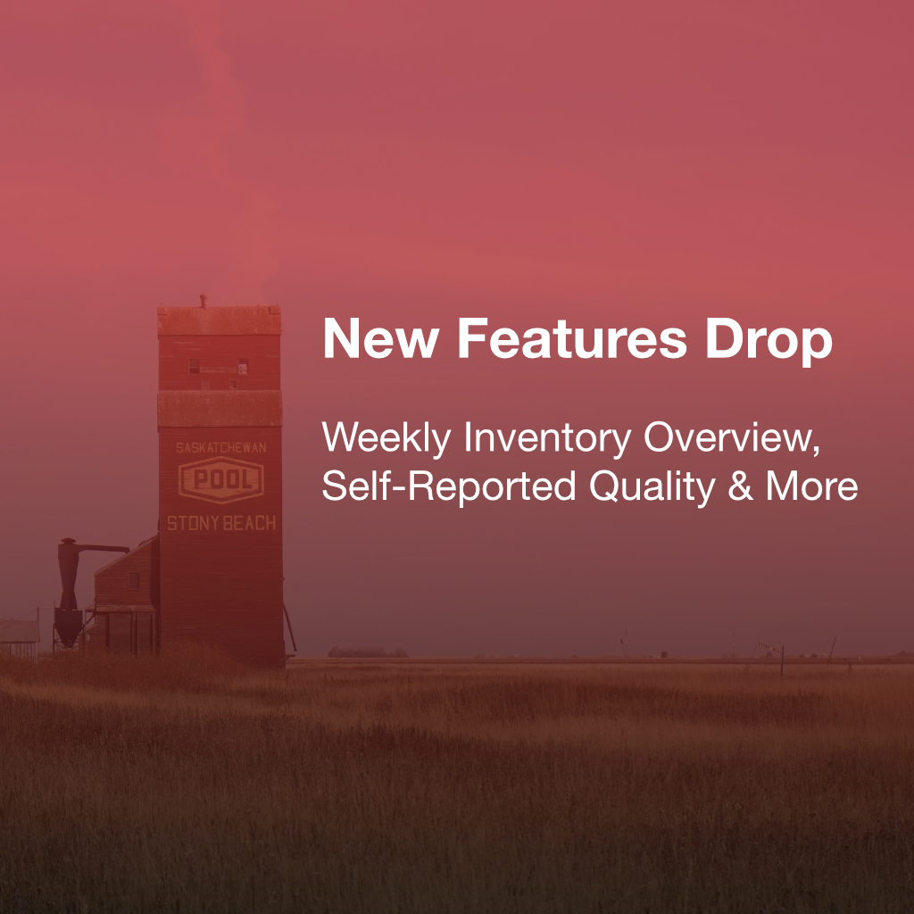 New Features Drop: Weekly Inventory Overview, Self-Reported Quality & More