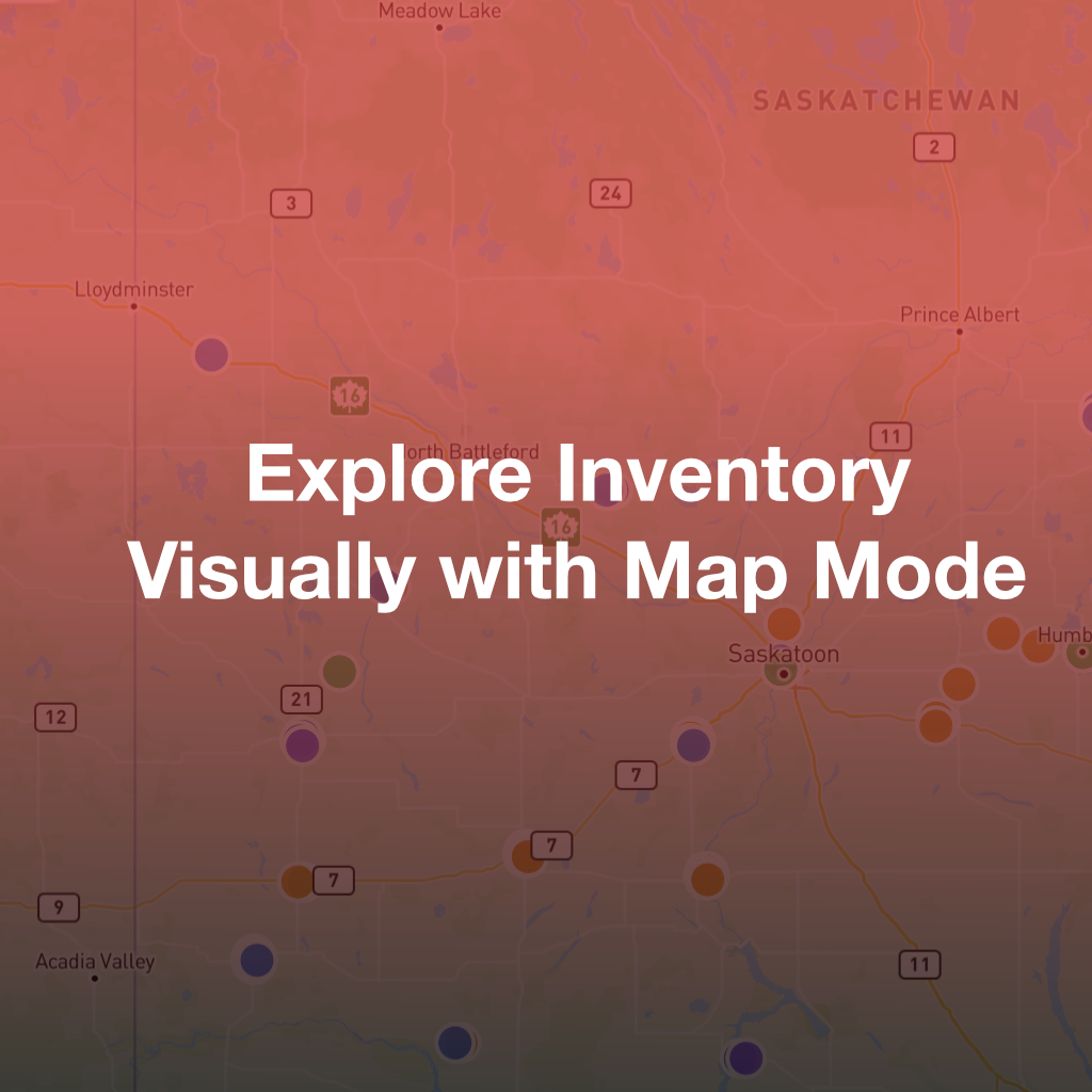 Explore Inventory Visually with Map Mode