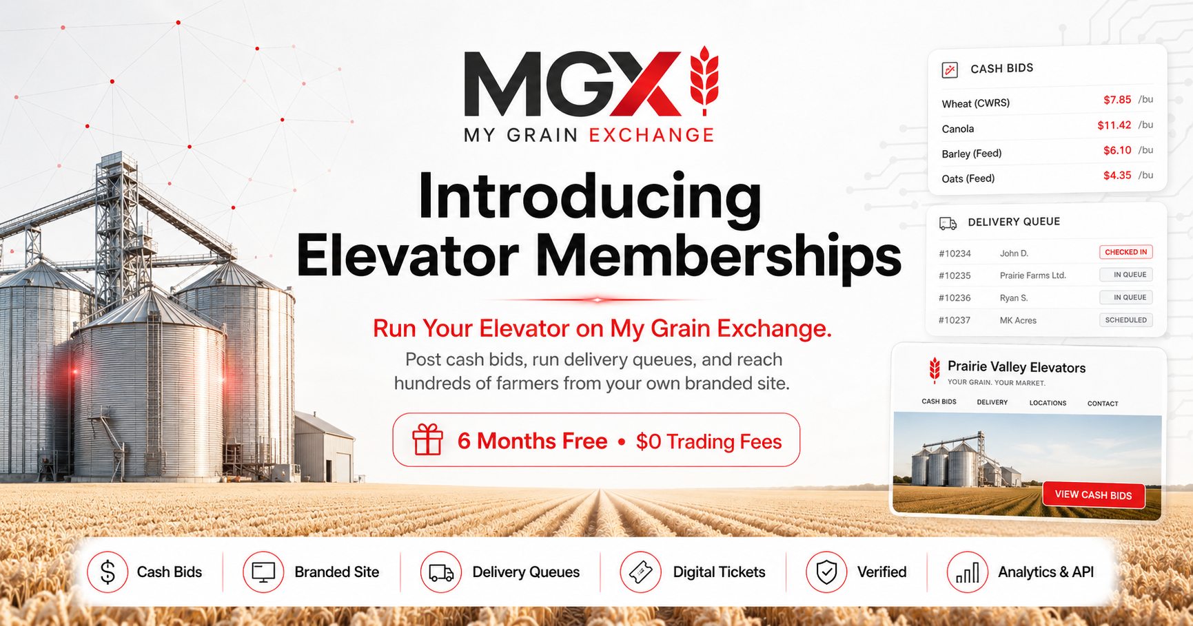 Introducing Elevator Memberships: Run Your Elevator on My Grain Exchange