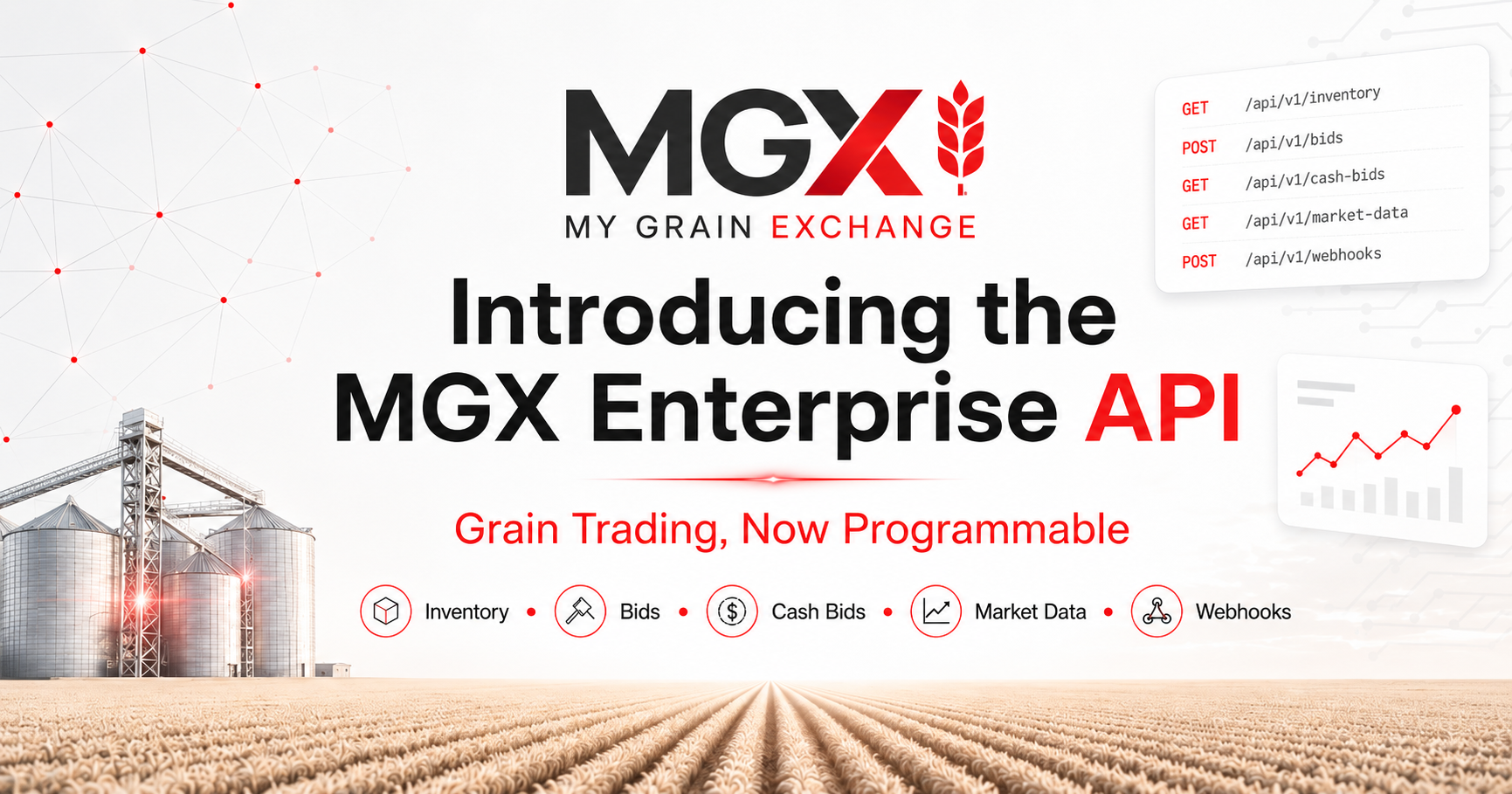 Introducing the MGX Enterprise API: Grain Trading, Now Programmable