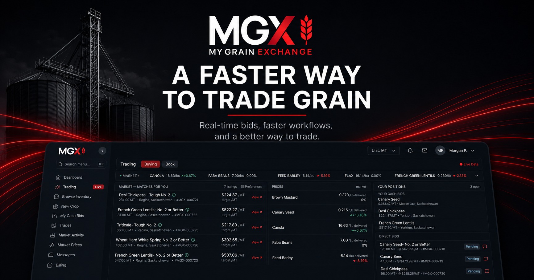 A Faster Way to Trade Grain